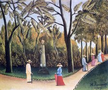 'The Luxembourg Gardens, Monument to Chopin', 1909. Artist: Henri Rousseau