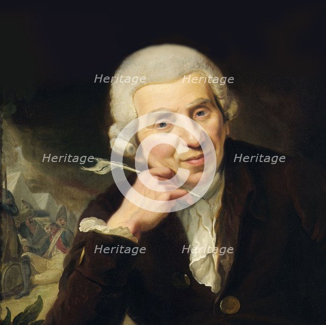 Portrait of Johann Wilhelm Ludwig Gleim (1719-1803).