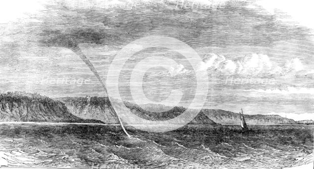 Waterspout seen between Bournemouth and Poole, 1871. Creator: Unknown.