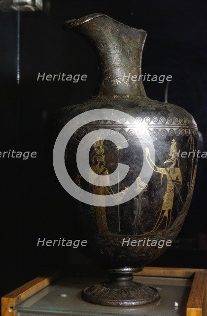Roman Bronze Jug. National Museum, Budapest. Artist: Unknown.