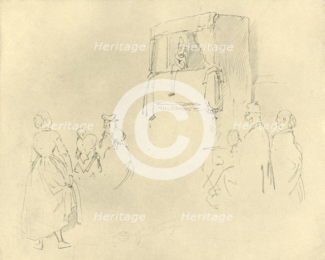 'Kasperltheater I', mid-late 19th century, (c1924).  Creator: Carl Spitzweg.