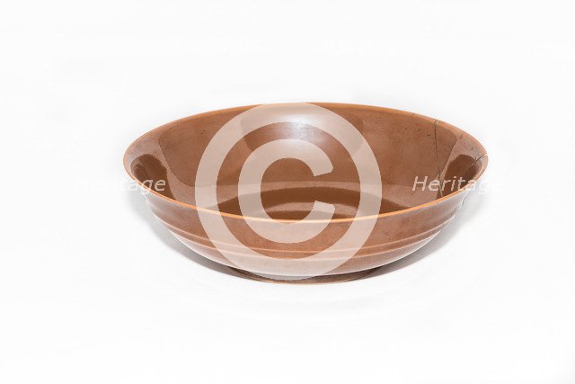 Cafe au lait monochrome bowl, 1736-1795. Artist: Unknown.