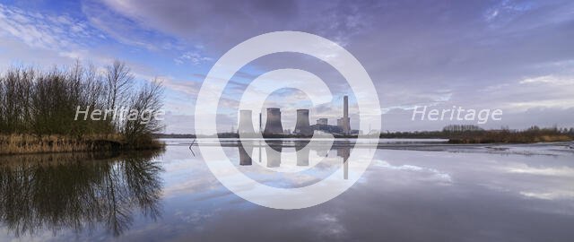 Fiddler's Ferry Power Station, Cuerdley, Warrington, 2021. Creator: James O Davies.
