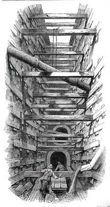 The Fleet-Street sewer, 1845. Creator: Unknown.
