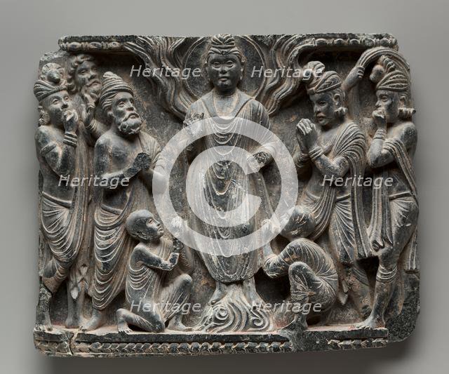 The Great Miracle at Shravasti, c. 100. Creator: Unknown.