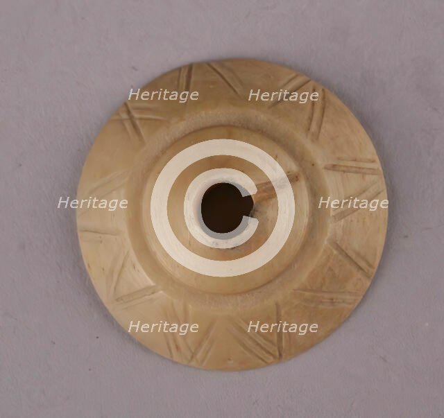 Spindle Whorl, Iran, 9th-10th century. Creator: Unknown.