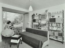 6 Norley Vale, Alton Estate, Wandsworth, London: living room, 1960. Creator: Unknown.