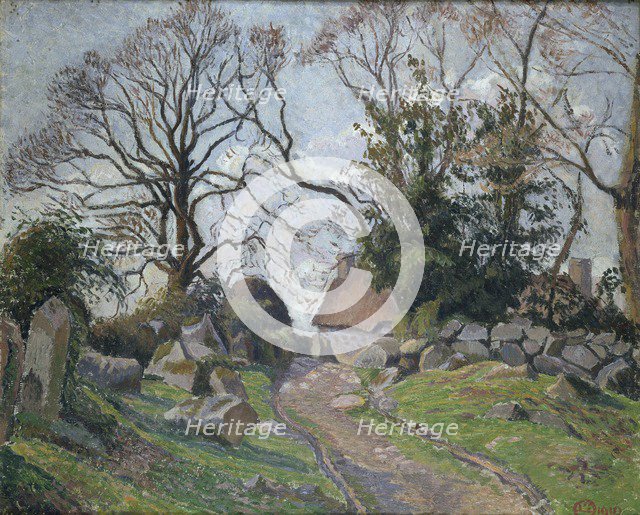 Poulfenc a Riec, 1910. Artist: Lucien Pissarro.