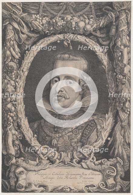 Portrait of Philip IV, King of Spain, ca. 1615-57. Creators: Jacob Louys, Pieter Soutman.