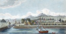 Basin of the Caledonian Ship Canal at Muirtown near Inverness, Scotland, 1822. Artist: Unknown