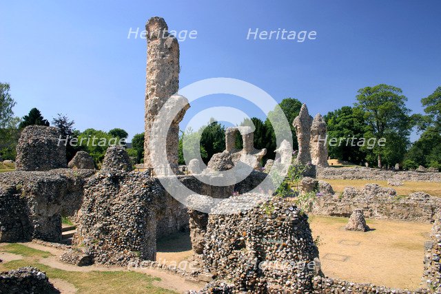 Abbey Ruins, Bury St Edmunds, England.