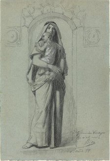 Mother and Child, 1888. Creator: Alexandre Bida.