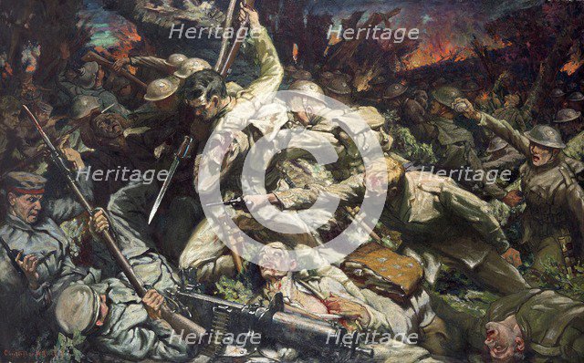 'The Welsh at Mametz Wood', 1916-1934. Artist: Christopher Williams