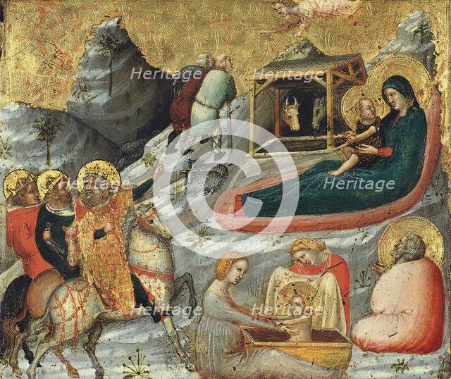 The Nativity and other Episodes from the Childhood of Christ, 1330. Creator: Pietro da Rimini.
