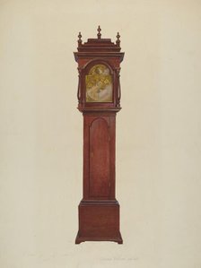 Grandfather Clock, c. 1942. Creator: James Fisher.