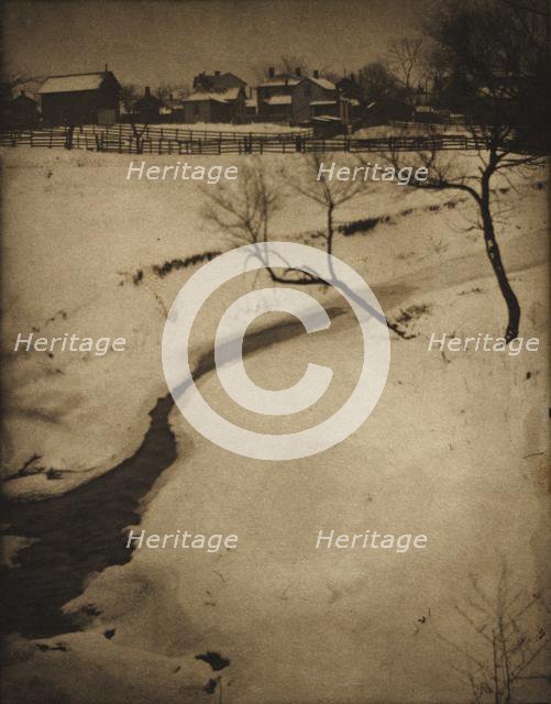 Winter Landscape, c. 1900. Creator: Clarence H. White (American, 1871-1925).