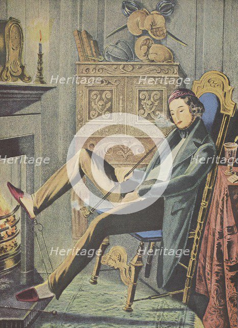 Single, pub. 1845, Currier & Ives (Colour Lithograph)