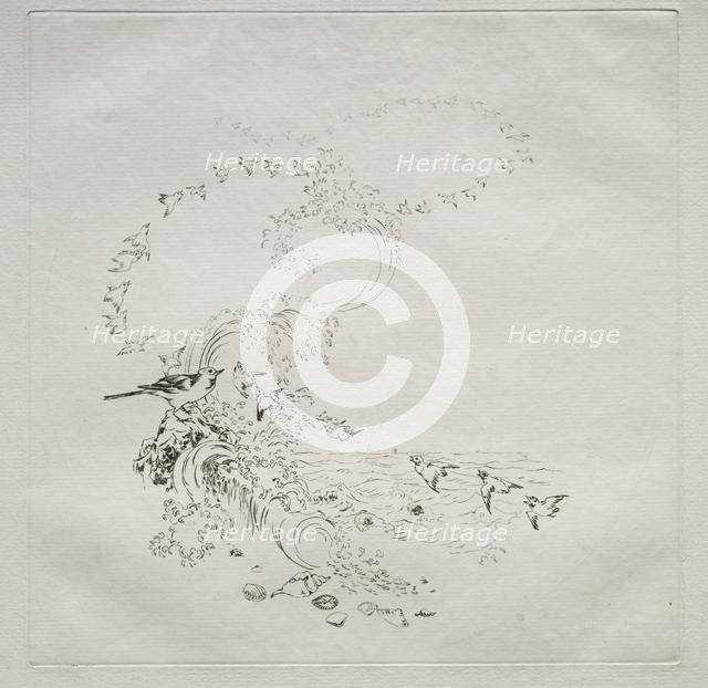 Parisian Service (Haviland service): Sunset (no. 11), 1875. Creator: Félix Bracquemond (French, 1833-1914).