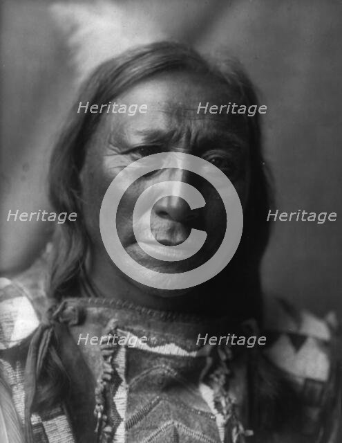 Hollow Horn Bear-Brulé, c1907. Creator: Edward Sheriff Curtis.