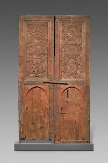Pair of doors, Morocco, Marinid Dynasty, 14th century. Creator: Unknown.