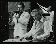 Buddy DeFranco and Terry Gibbs at the Capital Radio Jazz Festival, Knebworth, Hertfordshire, 1981. Artist: Denis Williams