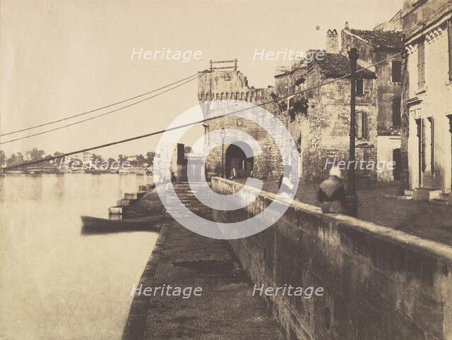 Arles, Porte des Châtaignes, 1852. Creator: Charles Nègre.