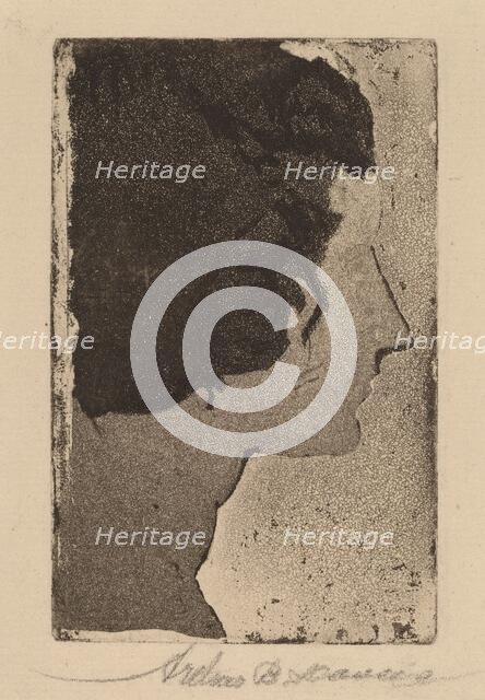 Profile, 1919. Creator: Arthur Davies.