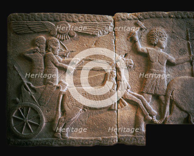 Relief of a Hittite Chariot. Artist: Unknown