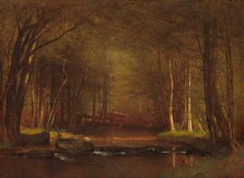 Trout Brook in the Catskills, 1875. Creator: Worthington Whittredge.