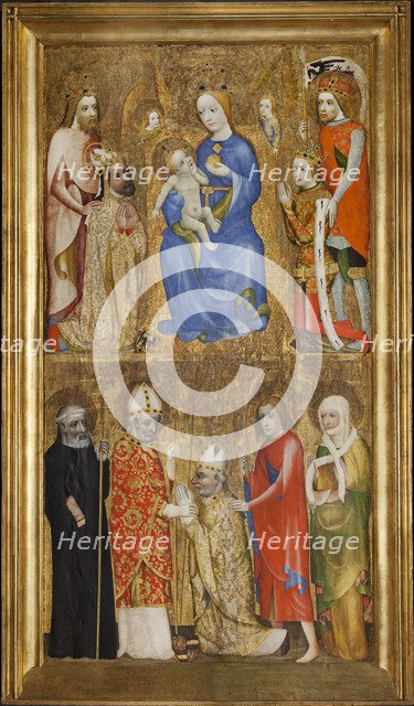 Votive Painting of Archbishop Jan Ocko of Vlasim, before 1371.