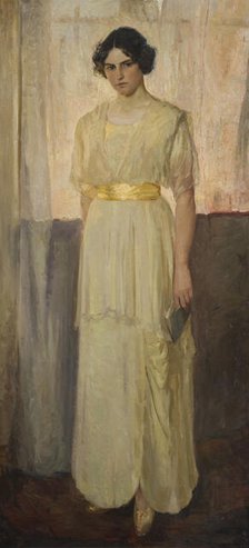 Portrait of the artist Astrid Setterwall Ångström (1895-1982), 1914. Creator: Gerda Roosval-Kallstenius.