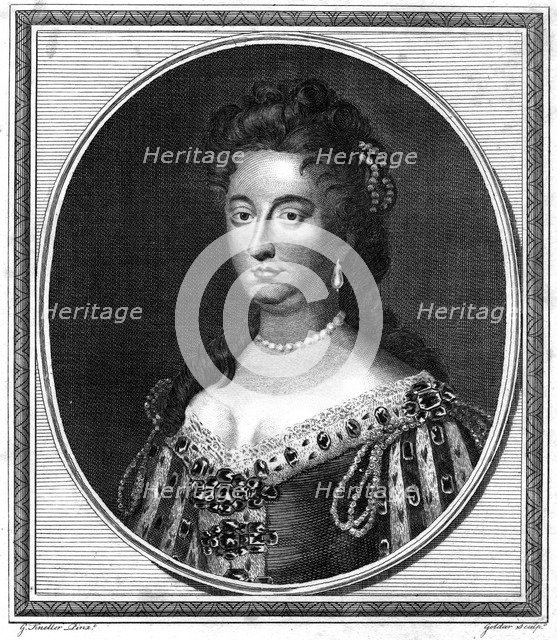 Queen Mary II.Artist: John Goldar