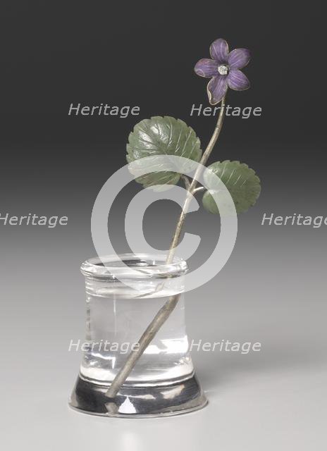 Violet, late 1800s - early 1900s. Creator: Peter Carl Fabergé (Russian, 1846-1920), firm of.