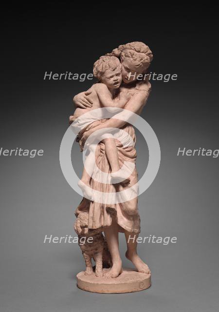 Brother and Sister, 1875. Creator: Jean-Baptiste Carpeaux (French, 1827-1875).