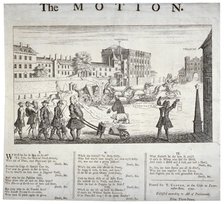 'The Motion', 1741.              Artist: Anon