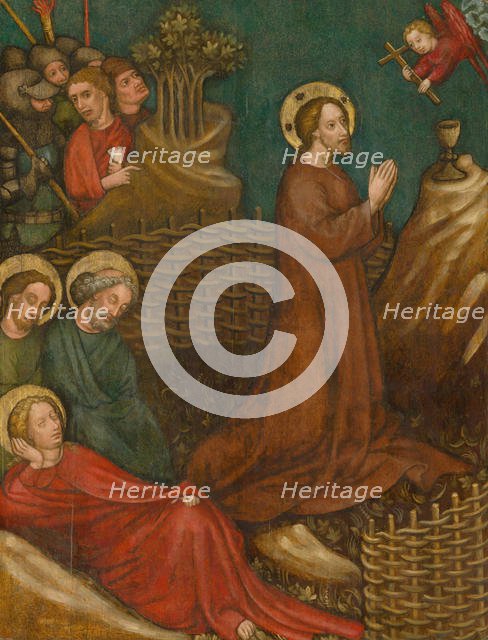 The Agony in the Garden, c.1420. Creator: Austrian master (active ca. 1440-1450).