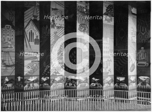 Lion and Unicorn Pavilion, Festival of Britain, South Bank, Lambeth, London, 1951. Creator: Festival of Britain Office.