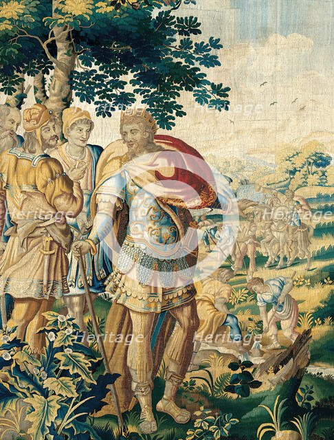 The Diversion of the Euphrates, from The Story of Cyrus, Flanders, c. 1670. Creator: Gillis Ydens.