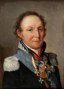 Portrait of Field Marshal Count Ludwig Adolf Peter of Sayn-Wittgenstein-Ludwigsburg (1769-1843). Artist: Boilly, Louis-Léopold (1761-1845)