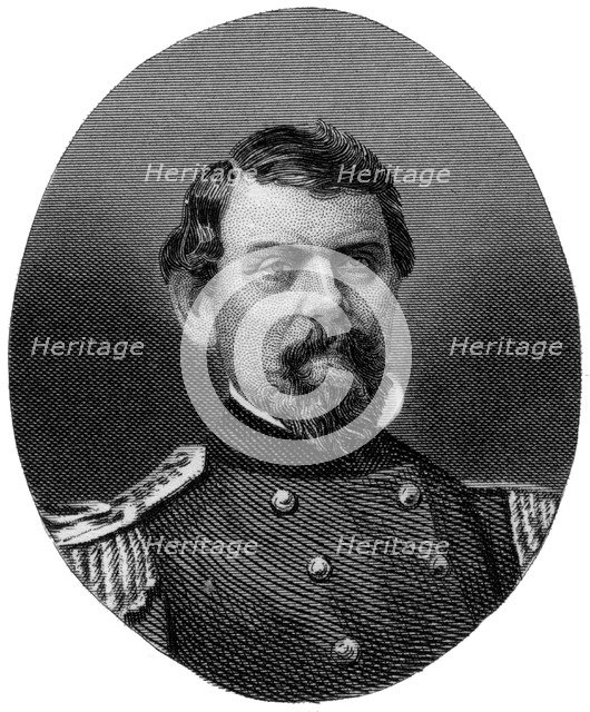 William J Hardee, Confederate general, 1862-1867.Artist: J Rogers