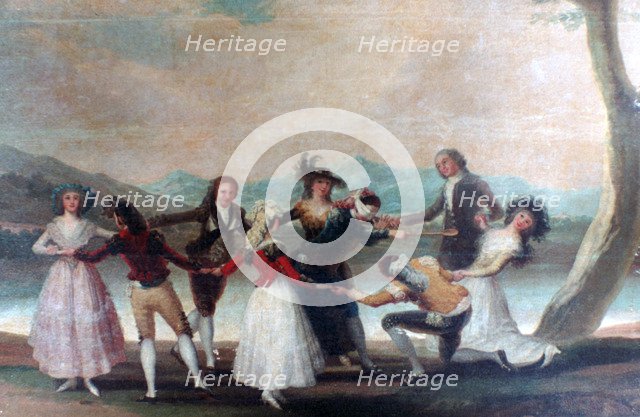 'Blind Man's Buff', 1788-1789. Artist: Francisco Goya