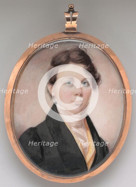 Portrait of a Gentleman, 1822. Creator: Daniel Dickinson.