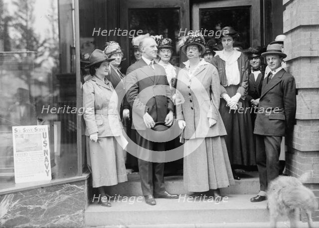 British Commission To U.S. - Admiral De Chair And Group, 1917. Creator: Harris & Ewing.