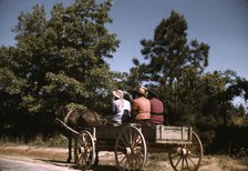 Going to town on Saturday afternoon, Greene County, Ga., 1941. Creator: Jack Delano.
