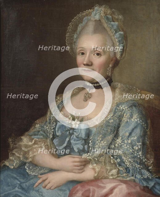 Dorothea Elisabeth Schultz, married Sauer, 1771. Creator: Ulrika Fredrika Pasch.