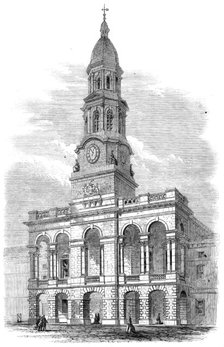 New townhall of Adelaide, South Australia, 1864. Creator: Unknown.