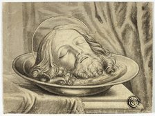 John the Baptist's Head on Charger, n.d. Creator: Samuel Shelley.