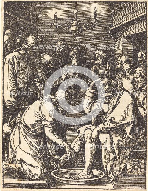 Christ Washing the Feet of the Disciples, 1509/1510. Creator: Albrecht Durer.