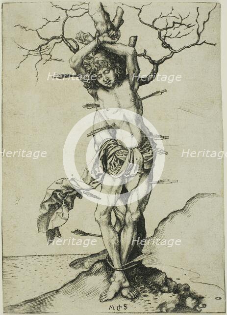 St. Sebastian, 1469/74. Creator: Martin Schongauer.