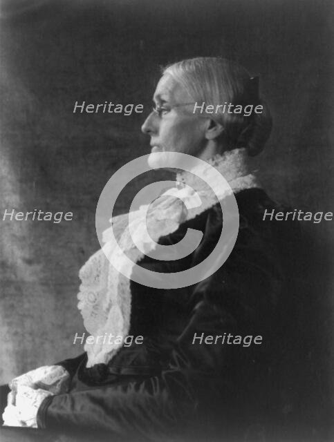 Susan B. Anthony, c1890-1906. Creator: Frances Benjamin Johnston.